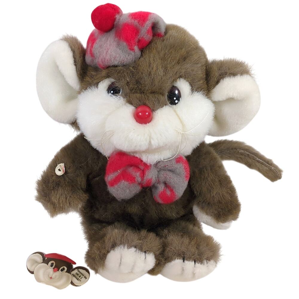 VTG Target Dayton Hudson Christmas Mouse Lil' Tweaks Plush 10” Holiday Toy